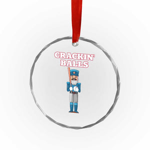 Funny Nutcracker Baseball Crystal Glass Ornament Crackin' Balls Baseball Players TS11 Print Your Wear