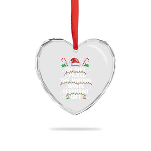 Funny Oh Shit I Picked The Wrong White Elephant Gift Heart Crystal Glass Ornament Christmas Gift Exchange Santa Hat TS11 Print Your Wear