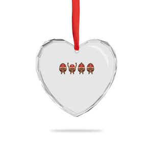 Funny Ohio Buckeye Heart Crystal Glass Ornament Proud Ohio Sports Game Day TS11 Print Your Wear