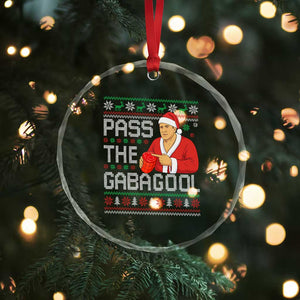 Funny Pass The Gabagool Christmas Crystal Glass Ornament Italian Food Xmas Mafia Gangster Movie TS11 Print Your Wear