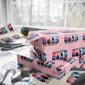Funny Patriotic Bigfoot Wrapping Paper Roll 250 Years And Still Undiscovered TS12 Light Pink Print Your Wear
