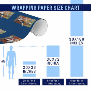 Funny Pickleball Legend Wrapping Paper Roll Pickleball Player Retro Sport Lover TS11 Print Your Wear