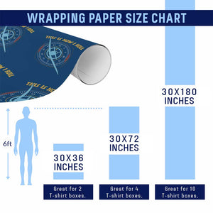 Funny Pilot Aviation Airplane Wrapping Paper Roll This Is How We Roll TS14 Print Your Wear