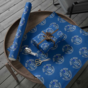 Funny Police K9 Wrapping Paper Roll Try To Run He Like Fast Food TS10 Blue Print Your Wear