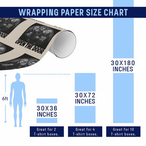 Funny Political American History Wrapping Paper Roll Abraham Lincoln George Washington and Thomas Jefferson Meme TS14 Print Your Wear