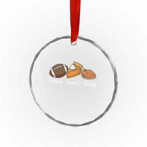 Funny Political Fall Season Crystal Glass Ornament Football Dessert Turkey Thanksgiving TS11 Print Your Wear