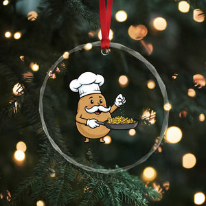 Funny Potato Cooking French Fries Crystal Glass Ornament Food Lover Gift TS12 Print Your Wear