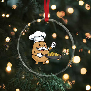 Funny Potato Cooking French Fries Crystal Glass Ornament Food Lover Gift TS12 Print Your Wear