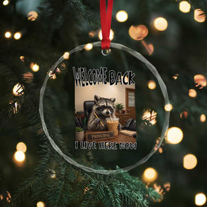 Funny Raccoon School Principal Crystal Glass Ornament Welcom Back To School TS14 Print Your Wear