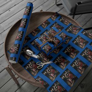 Funny Raccoon Whiskey Sunglasses Norwegian Flag Wrapping Paper Roll Viral Trash Panda Football Texas Souvenir Meme TS14 Blue Print Your Wear
