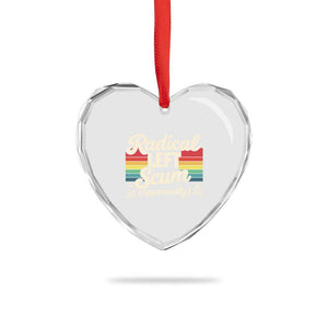 Funny Radical Left Scum Apparently Heart Crystal Glass Ornament Retro Political Humor TS02 Print Your Wear