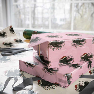 Funny Raven Six Seven Meme Wrapping Paper Roll Christmas Gift For Gen Z TS12 Light Pink Print Your Wear