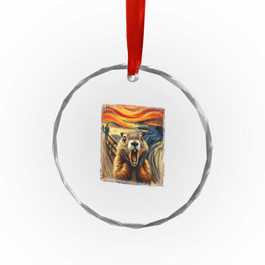 Funny Scream Groundhog Crystal Glass Ornament Woddchuck Day TS02 Print Your Wear