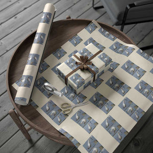 Funny Seagull Papa Wrapping Paper Roll Fathers Day Gift Ocean Life Dad Graphic TS12 Beige Print Your Wear