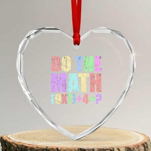 Funny Six Seven 6 7 Meme Teacher Heart Crystal Glass Ornament Brainrot Girls Kids Teens TS10 Transparent Glass 3'' Heart Print Your Wear