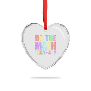 Funny Six Seven 6 7 Meme Teacher Heart Crystal Glass Ornament Brainrot Girls Kids Teens TS10 Print Your Wear