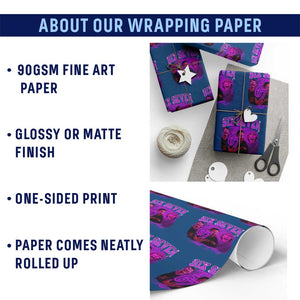 Funny Six Seven 6 7 Meme Wrapping Paper Roll The Mason 67 Kid Bootleg Gen Alpha Slang TS10 Print Your Wear