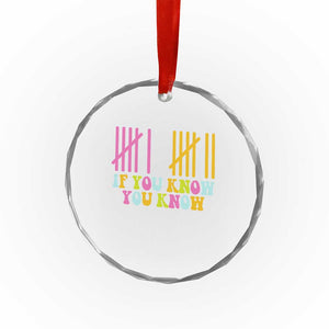 Funny Six Seven 6 7 Teen Slang Crystal Glass Ornament If You Know You Know Viral Meme TS10 Print Your Wear