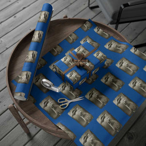 Funny Six Seven Wrapping Paper Roll Screaming Groundhog UFO Meme TS14 Blue Print Your Wear