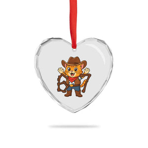 Funny Six Seven Meme Cowcat Heart Crystal Glass Ornament Gen Alpha Slang Gift TS12 Print Your Wear