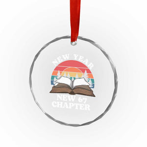 Funny Six Seven Meme Crystal Glass Ornament New Year New 67 Chapter TS14 Print Your Wear