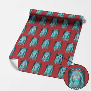 Funny Six Seven The Mason 67 Kid Gen Alpha Meme Wrapping Paper Roll TS11 Red Print Your Wear