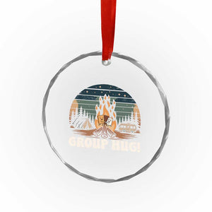 Funny Smores Camping Crystal Glass Ornament Group Hug TS12 Print Your Wear