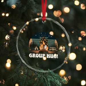 Funny Smores Camping Crystal Glass Ornament Group Hug TS12 Print Your Wear