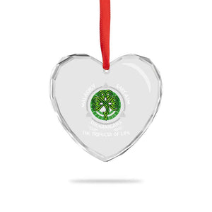 Funny St Patricks Day Irish Pride Heart Crystal Glass Ornament Malarkey Sarcasm Shenanigans The Trifecta Of Life TS11 Print Your Wear