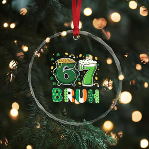 Funny St Patricks Day Six Seven Meme Crystal Glass Ornament Irish American Gift TS12 Print Your Wear