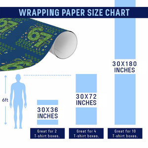 Funny St Patricks Day Wrapping Paper Roll Six Seven Meme Irish Gag Gift TS12 Print Your Wear