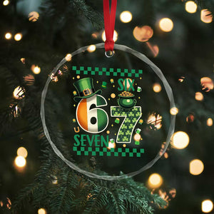 Funny St Patricks Six Seven Crystal Glass Ornament Gen Z Irish Gift TS12 Print Your Wear