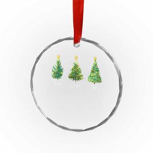 Funny Subtle FDT Resist Christmas Crystal Glass Ornament Fraser Douglass Trojan Xmas Tree TS11 Print Your Wear