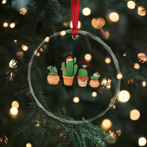 Funny Succulent Plant Lover Gift Crystal Glass Ornament Succa For Christmas TS12 Print Your Wear