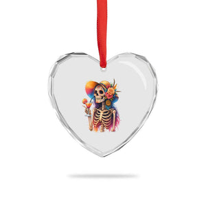 Funny Summer Sugar Skull Cocktail Lover Heart Crystal Glass Ornament TS12 Print Your Wear