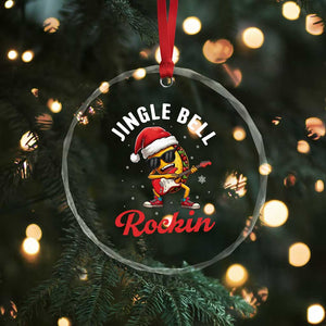 Funny Taco Christmas Crystal Glass Ornament Jingle Bell Rockin TS14 Print Your Wear