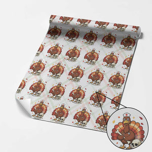 Funny Thanksgiving Nurse Turkey Wrapping Paper Roll Fall RN TS14 Christmas Plaid Print Your Wear