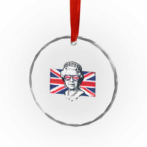 Funny The Colonies Are Quite Rowdy This Evening Crystal Glass Ornament Queen 4th Of July - Print Your Wear