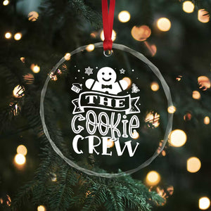 Funny The Cookie Crew Crystal Glass Ornament Christmas Baking Team Gingerbread TS11 Print Your Wear