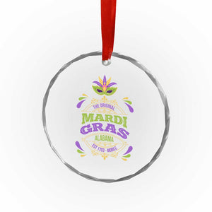 Funny The Original Mardi Gras Mobile Alabama Est 1703 Crystal Glass Ornament TS11 Print Your Wear