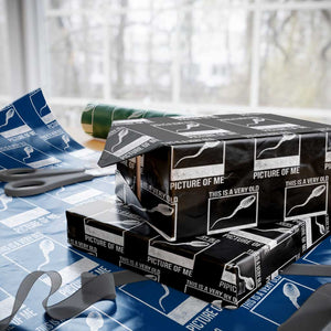 Funny This Is A Very Old Picture Of Me Wrapping Paper Roll Adult Humor Gag Gift TS11 Black Print Your Wear