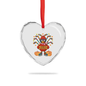 Funny Turkey Ice Hockey Gift Heart Crystal Glass Ornament Thankful For Hockey TS12 Print Your Wear