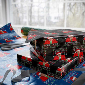 Funny Ugly Christmas Wrapping Paper Roll Chris Holy Schnikes Farley TS10 Black Print Your Wear