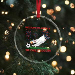 Funny USA Goose Football Crystal Glass Ornament Welcome To America We Call It Soccer TS12 Print Your Wear