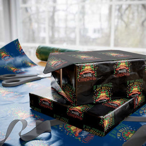 Funny White Christmas Wrapping Paper Roll If You Jingle My Bells I'll Give You TS11 Black Print Your Wear