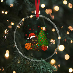 Funny Xmas Black Cat Crystal Glass Ornament Gift For Cat Lover TS12 Print Your Wear