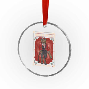 Funny Xmas Crystal Glass Ornament Forget Santa I Want Krampus TS09 Print Your Wear