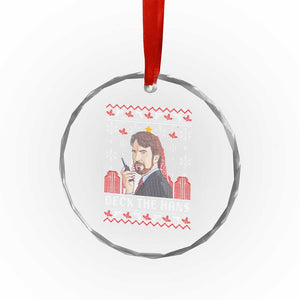 Funny Xmas Nakatomi Plaza Crystal Glass Ornament Deck The Hans TS11 Print Your Wear