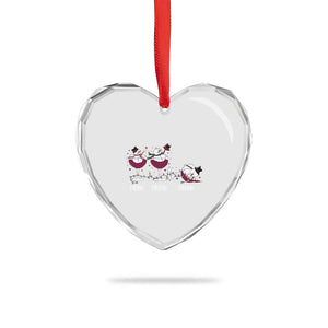 Funny Xmas Wine Heart Crystal Glass Ornament Drink Drank Drunk Snowman Xmas TS11 Print Your Wear