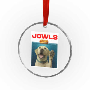 Funny Yellow Lab Jowls Crystal Glass Ornament Labrador Retriever Lover Gift TS12 Print Your Wear